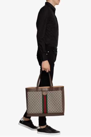 'ophidia' bag with metal logo, zdjęcie 2 'ophidia' bag with metal logo od Gucci
